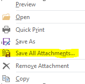 save attachments