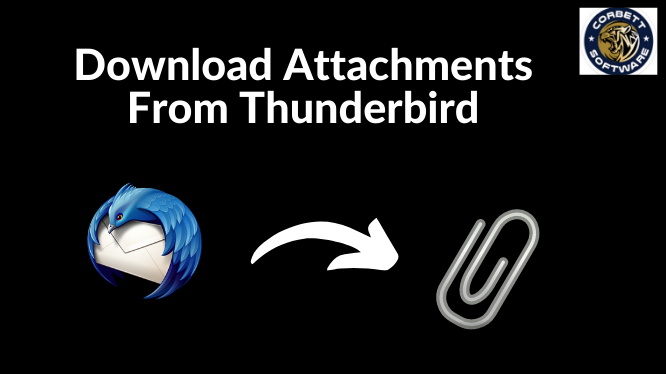 download attachments from Thunderbird