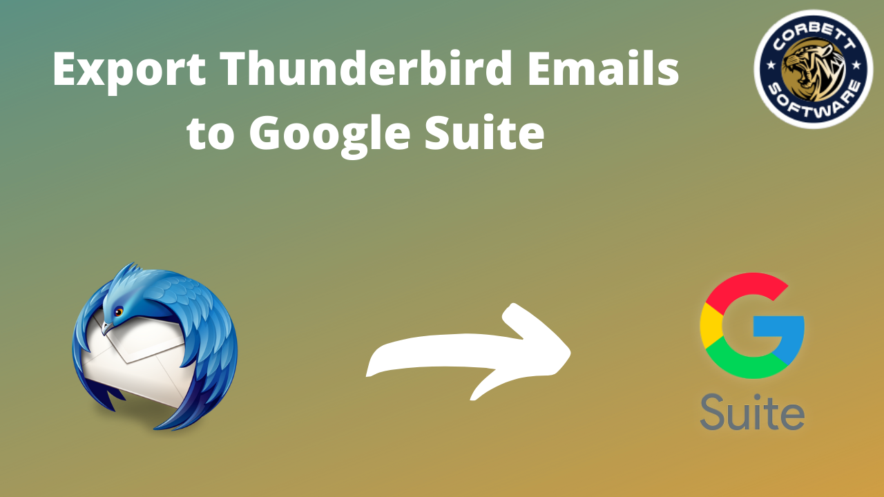 Export Thunderbird Emails to G Suite