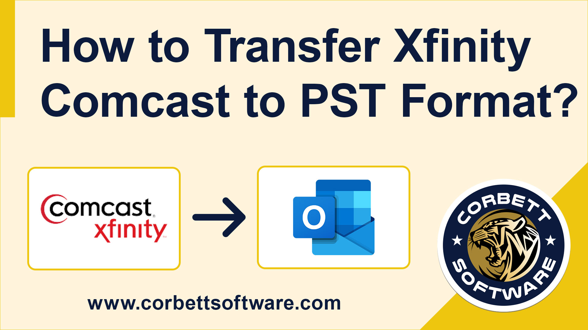 Transfer Comcast emails to Outlook