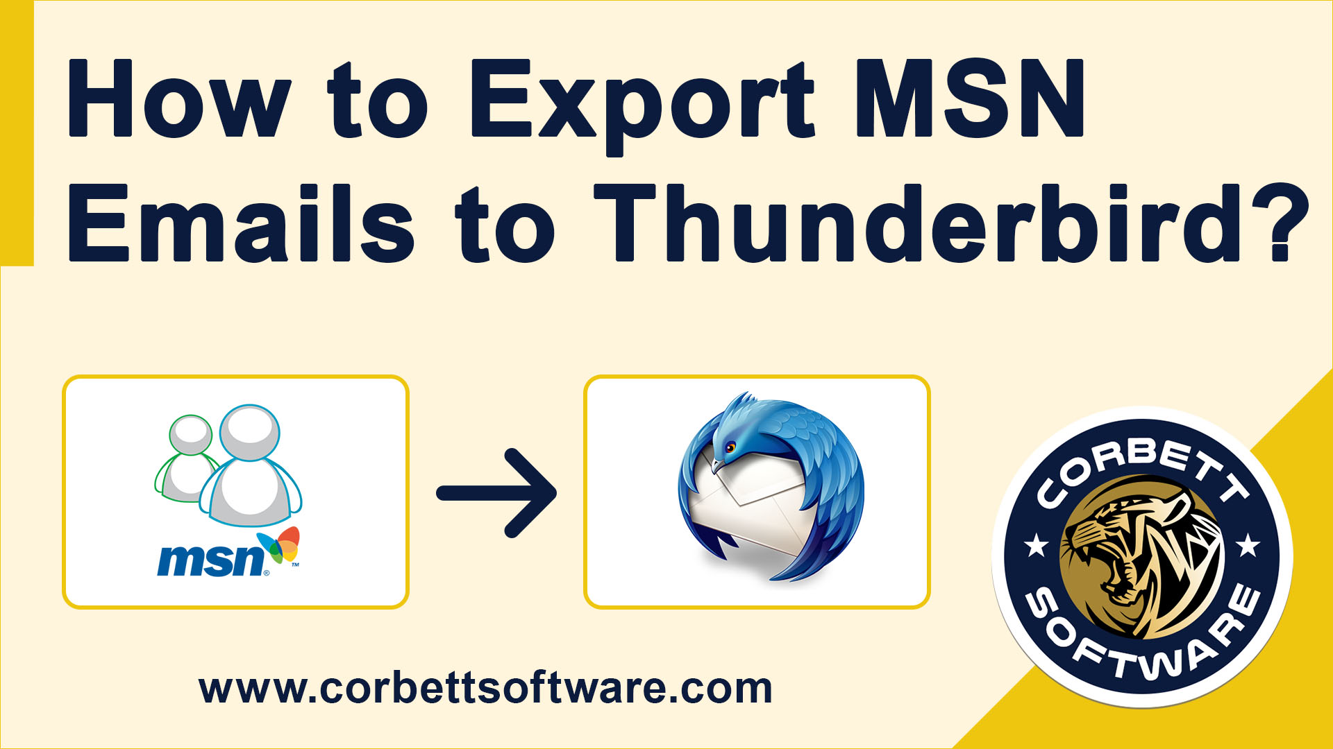 export MSN emails to Thunderbird