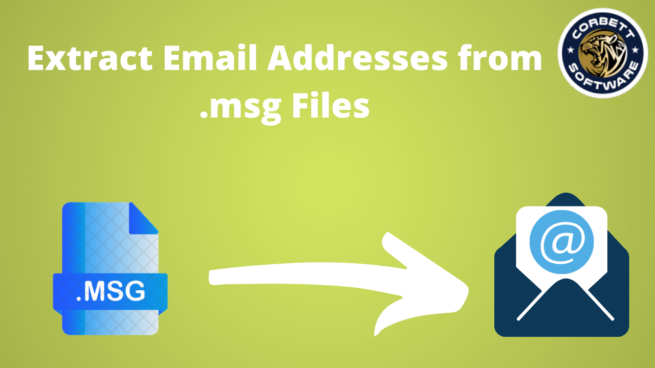 Extract Email Addresses from .msg Files