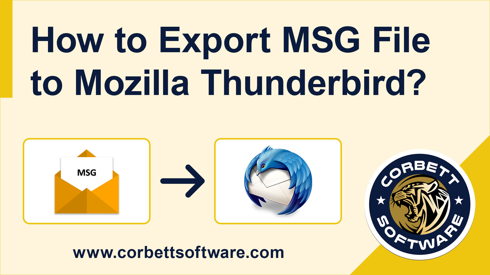 Export MSG to Thunderbird