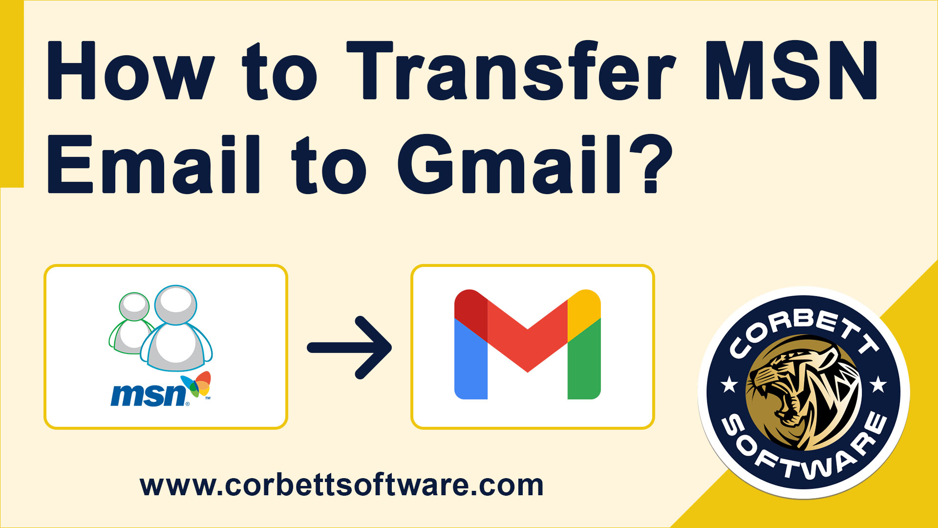 transfer MSN email to Gmail