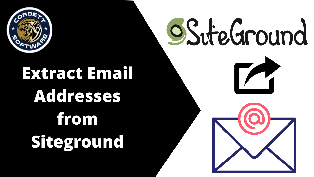 Extract Email Addresses from Siteground