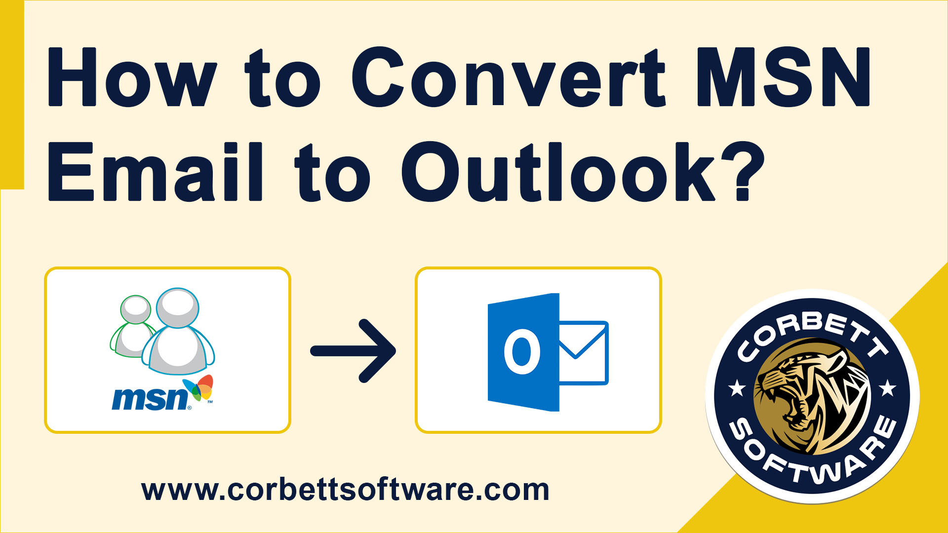 Convert MSN Email to Outlook