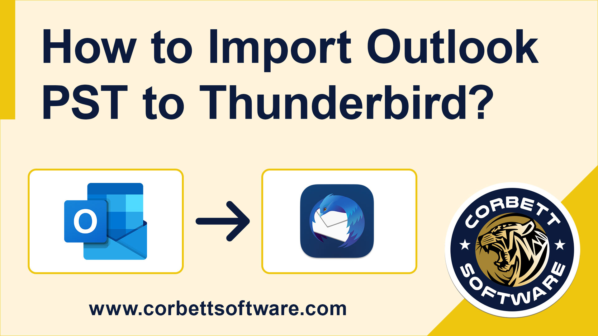 import outlook to thuderbird