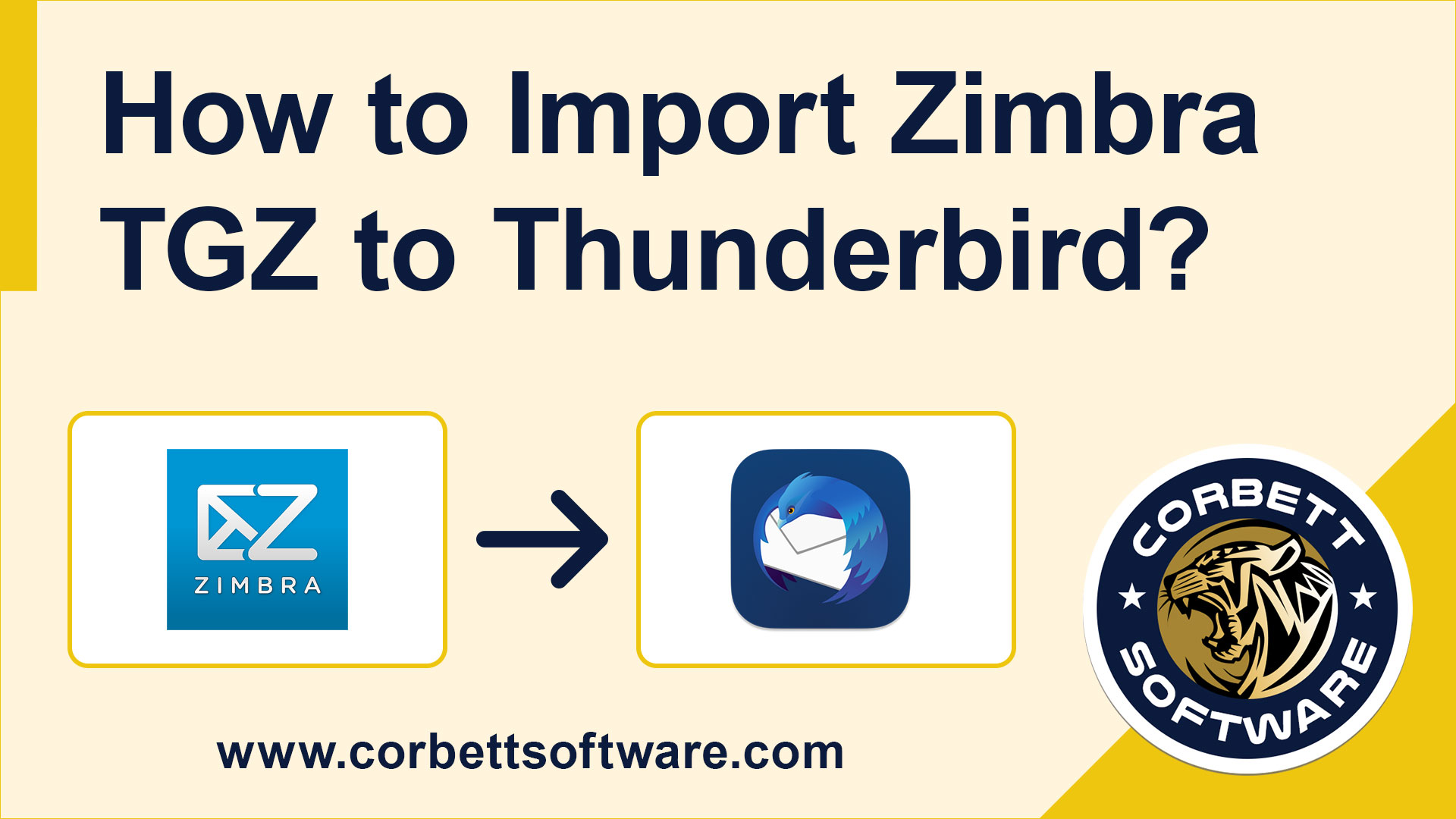 Move Zimbra TGZ to Thunderbird