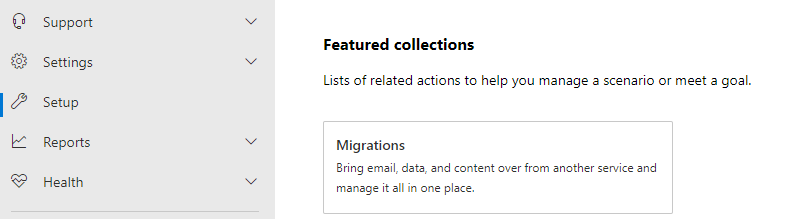 setup profile to migrate office 365 to g suite 