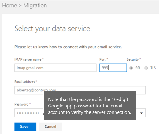 Migrate Email From Office 365 to G Suite - Step 6