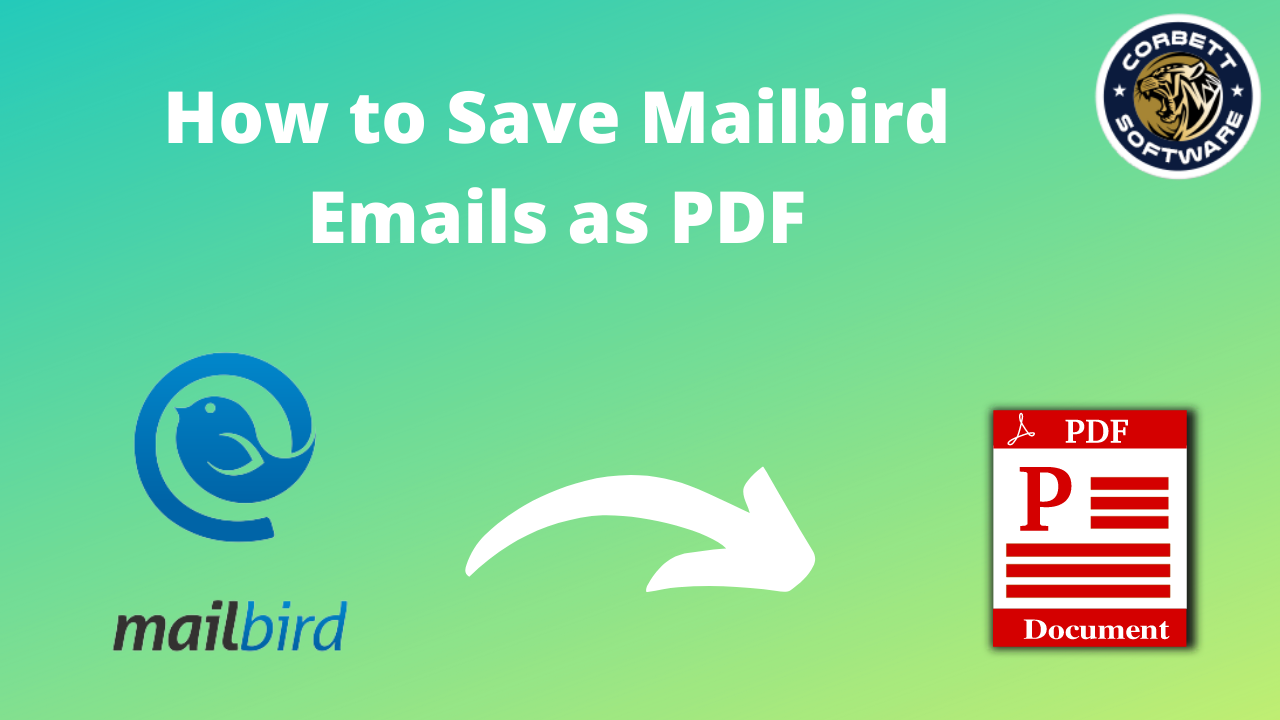 how to save emails as a file with mailbird