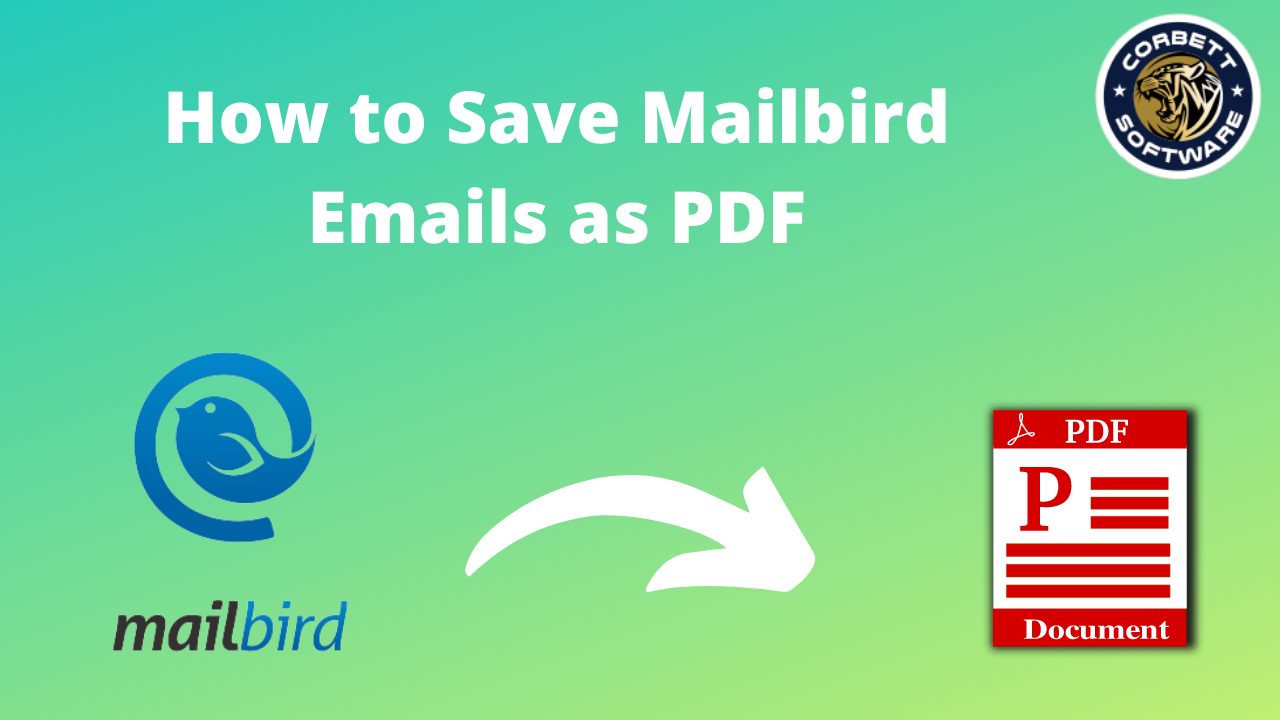 save configuration for mailbird