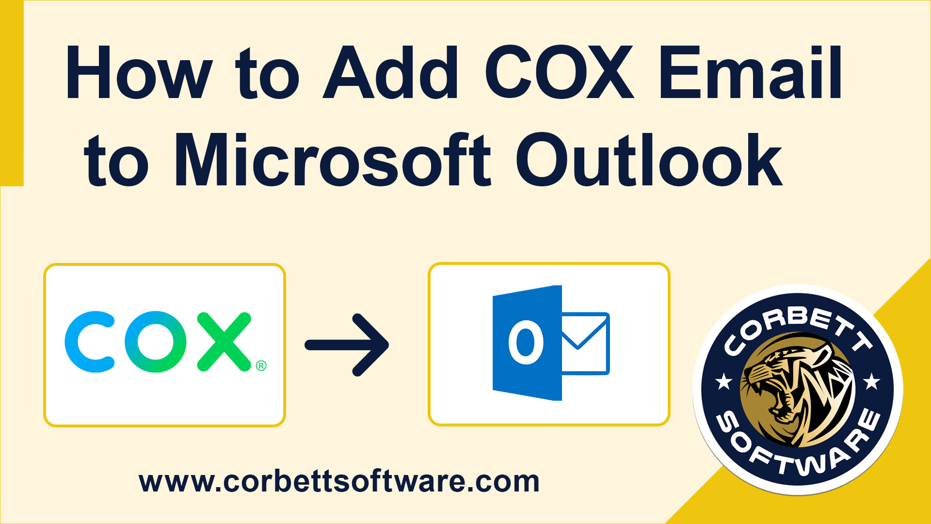 Add COX Email to Microsoft Outlook