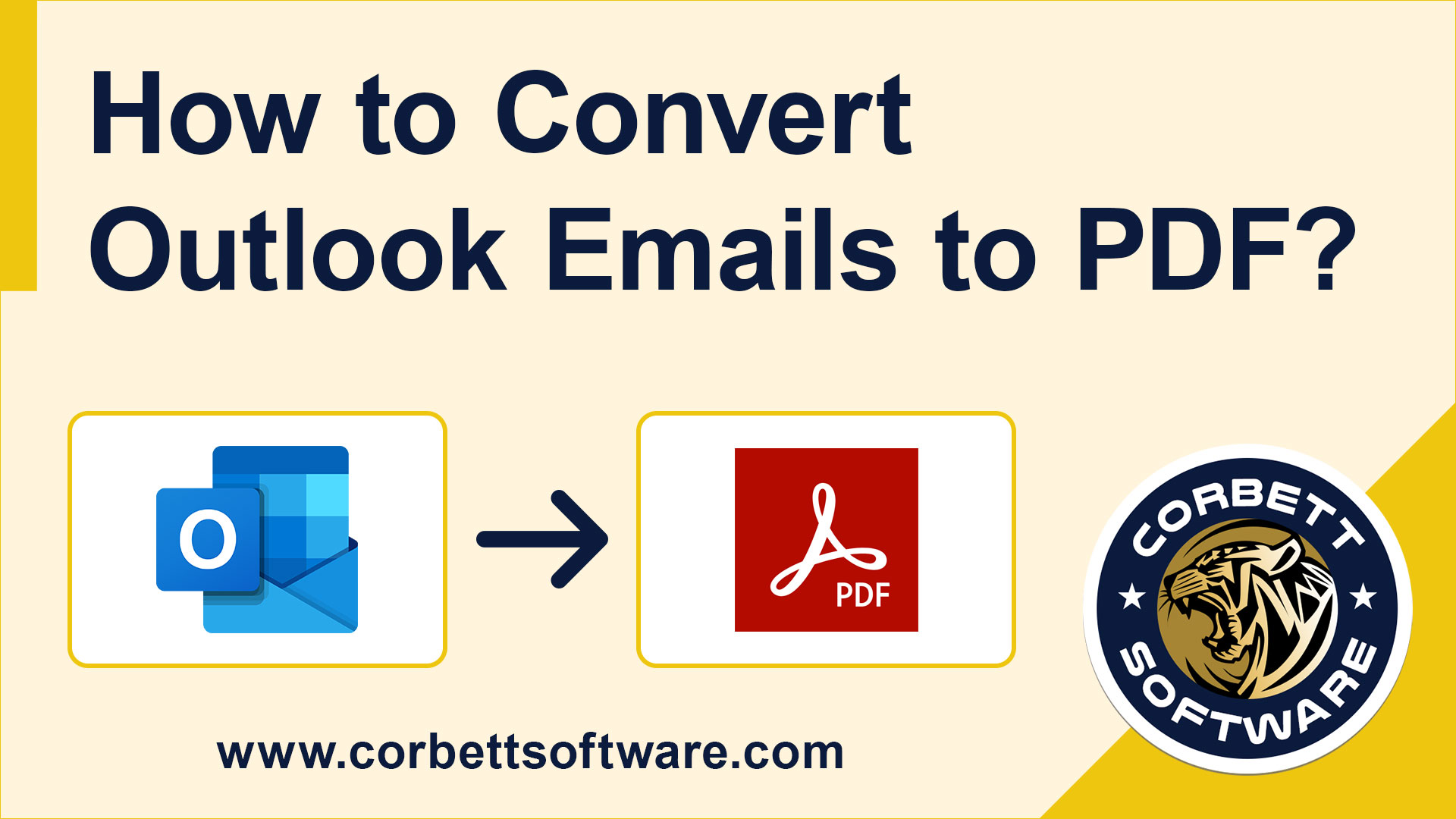 Convert Outlook PST to PDF Format