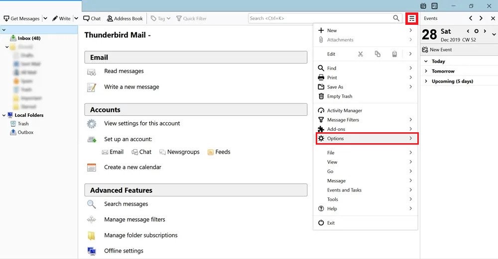 export thunderbird emails to outlook 365