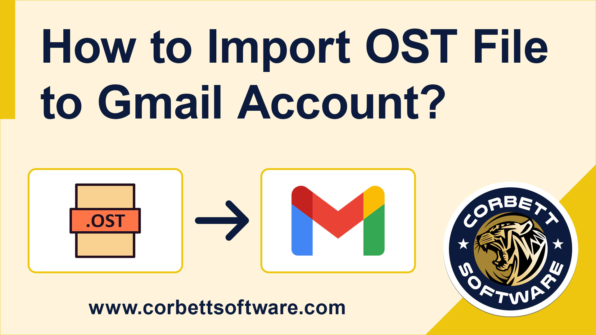 import OST to Gmail Account