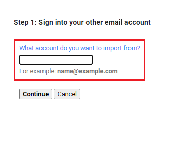 entering your Office 365 account information