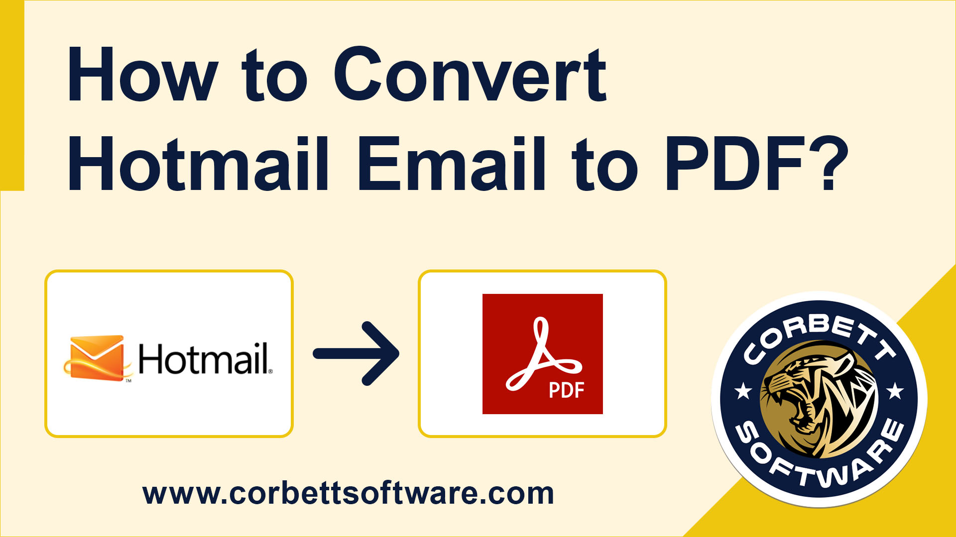 Convert Hotmail to PDF