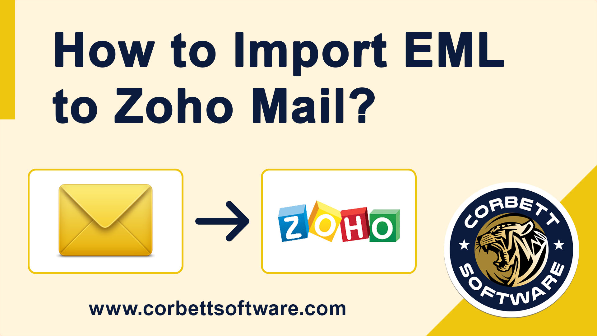 Import EML to Zoho mail
