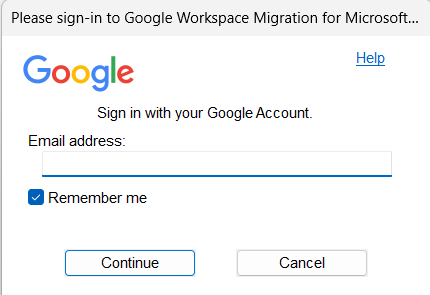 input your Gmail account ID