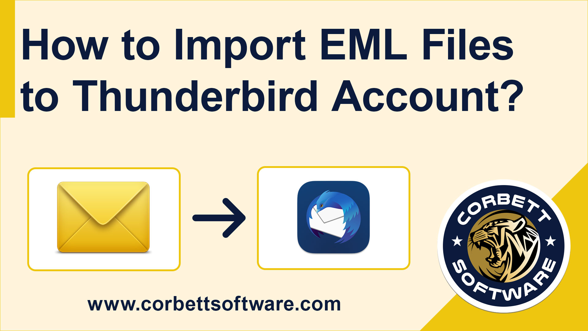 import EML files to Thunderbird