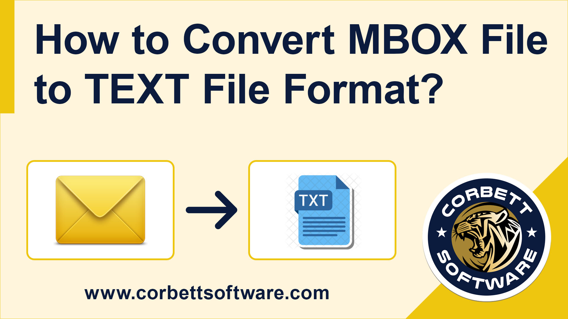 convert MBOX file to TEXT File Format