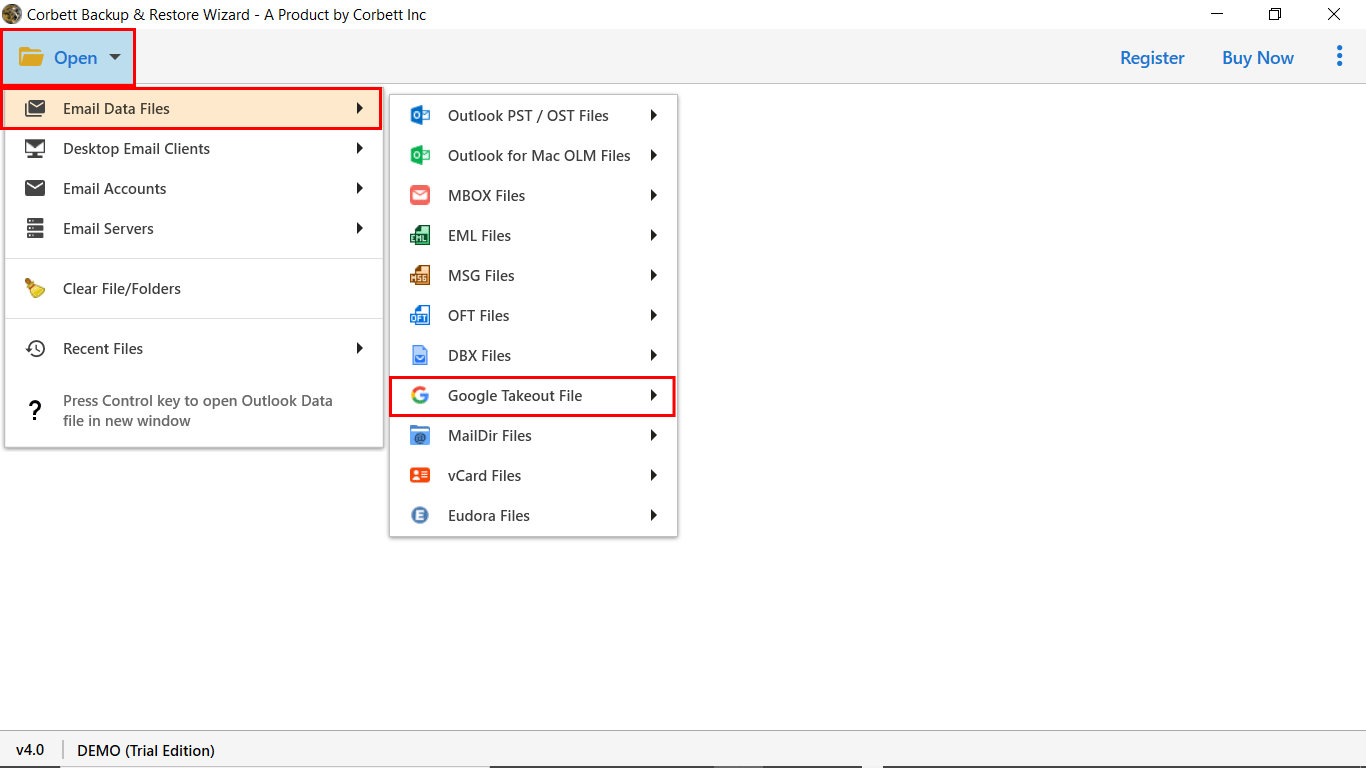 Import Google Takeout files