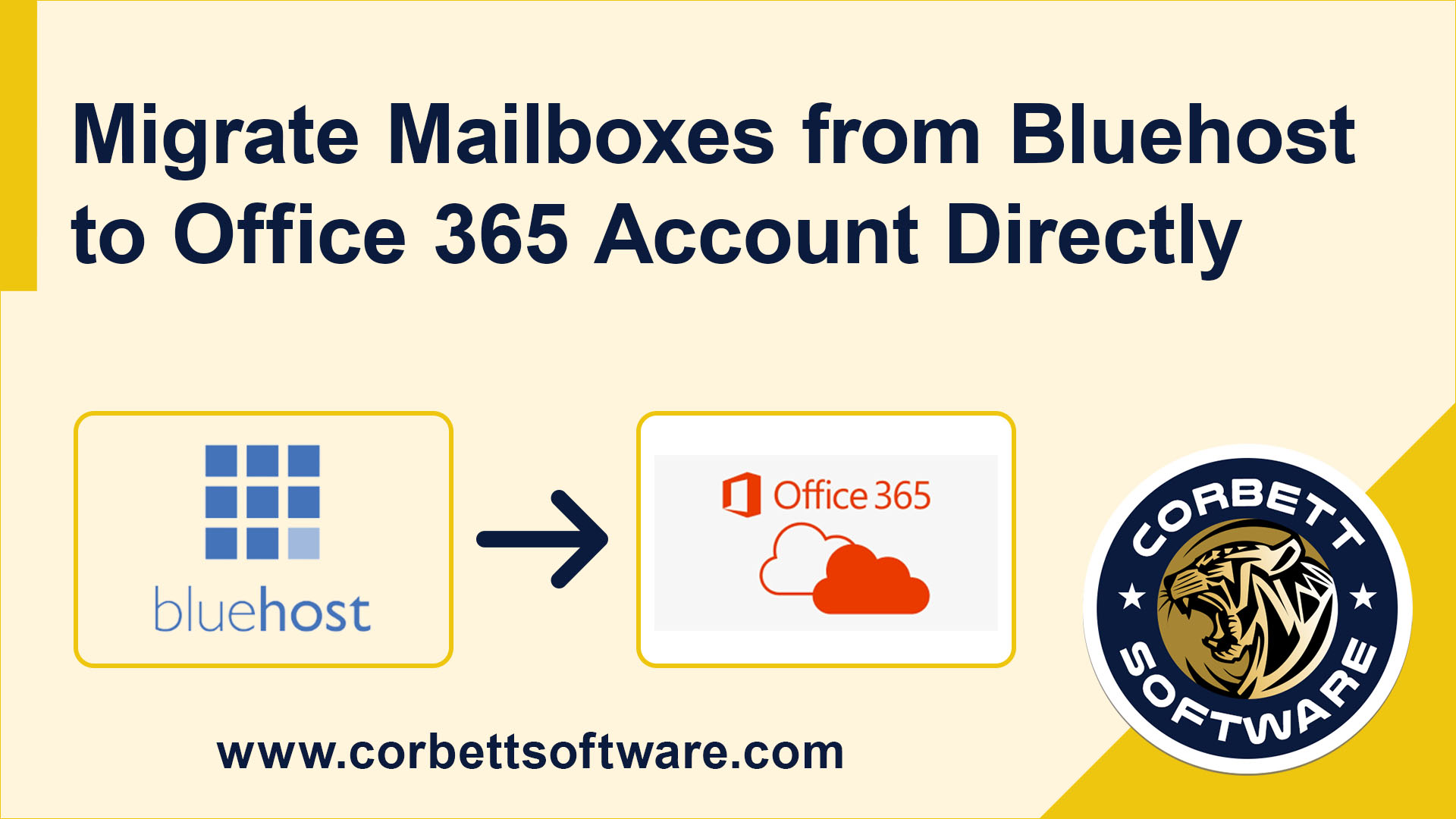 Migrate Mailboxes from Bluehost to Office 365 Account