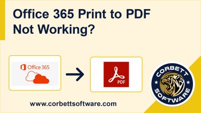 Office 365 Print to PDF Not Working