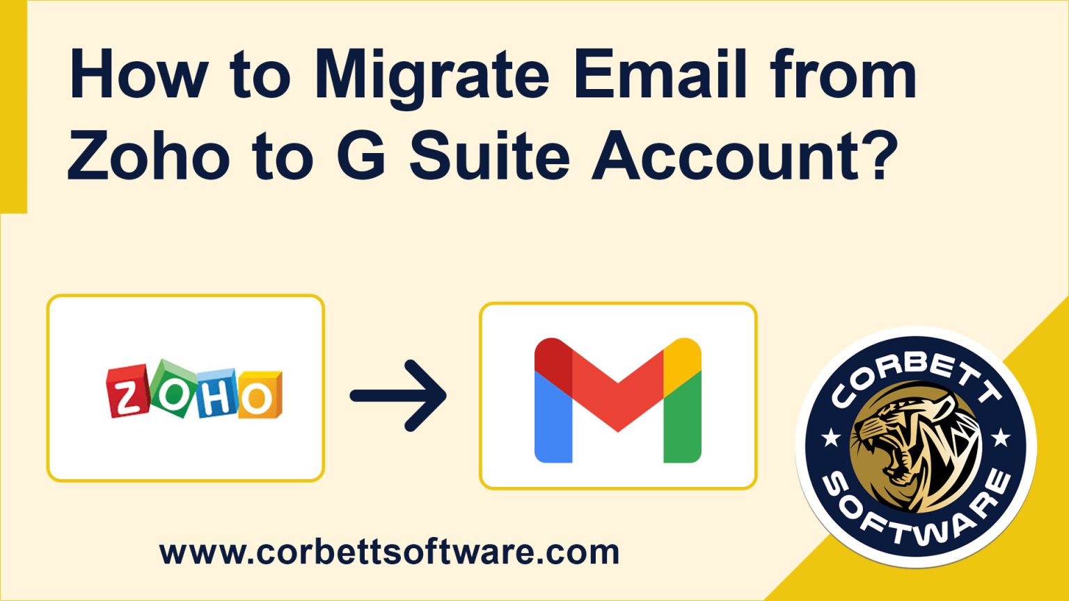 How to Migrate Email from Zoho to G Suite - Complete Guide