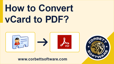Convert vCard to PDF
