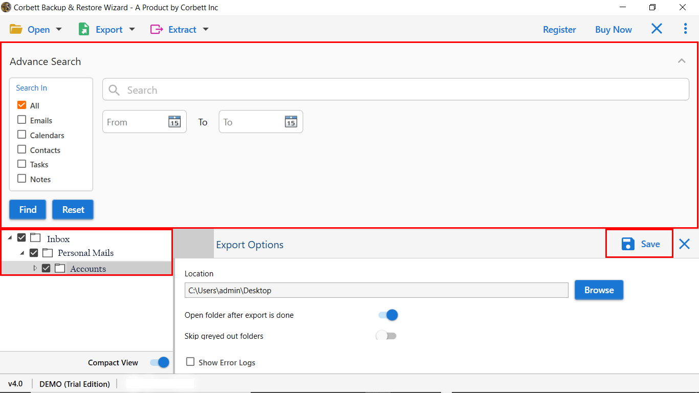 successfully import MBOX to Outlook