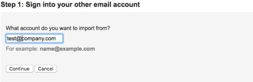 enter godaddy email details