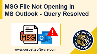 msg file not opening in outlook