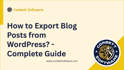 export blog post from WordPress