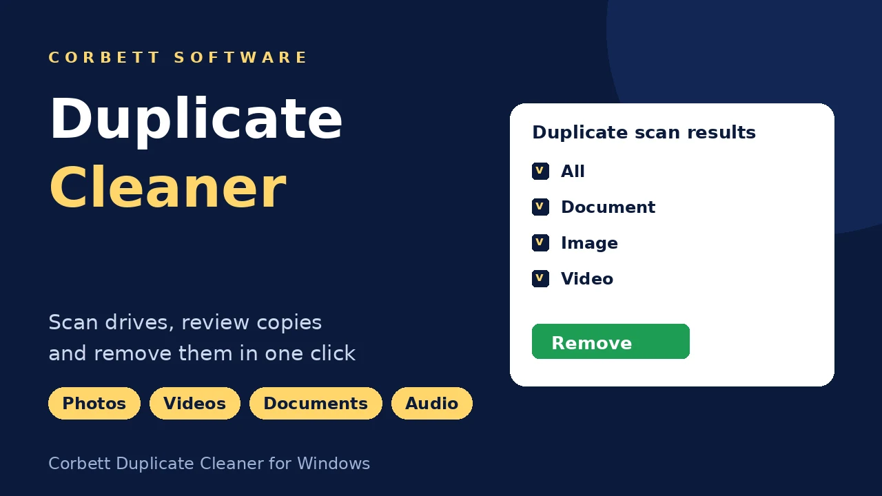 Duplicate Cleaner video walkthrough