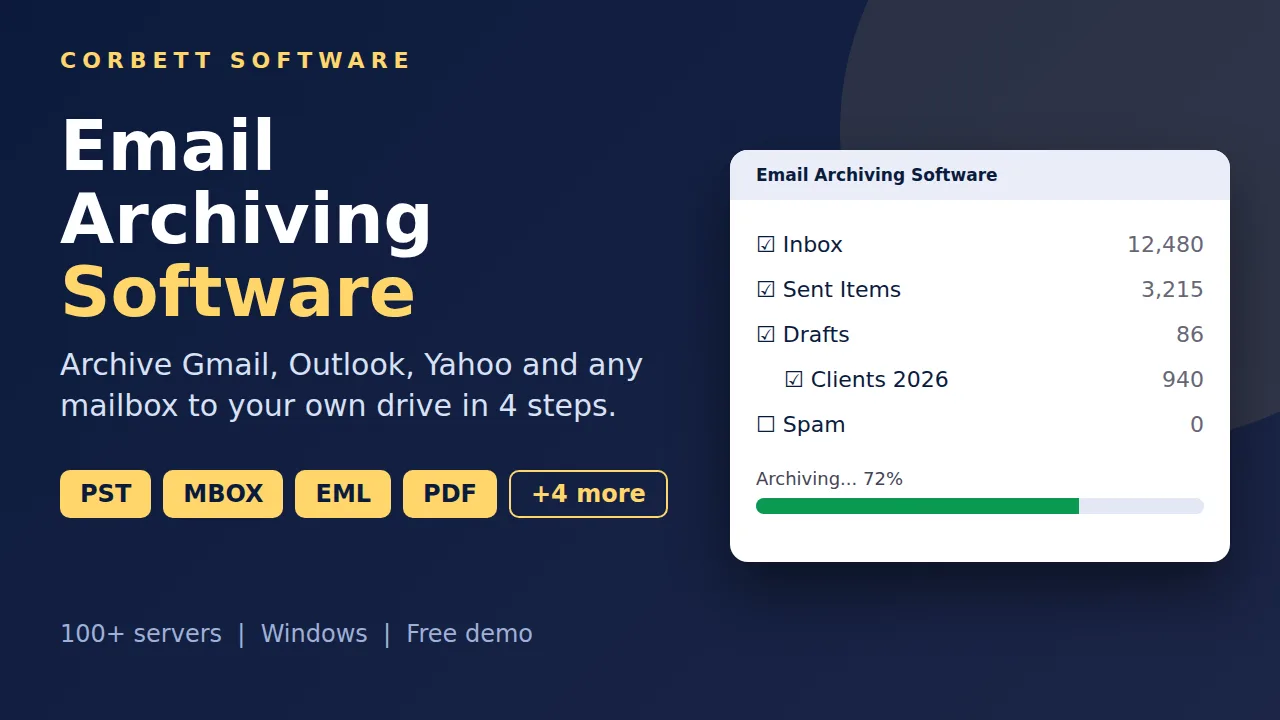 Email Archiving Software video walkthrough