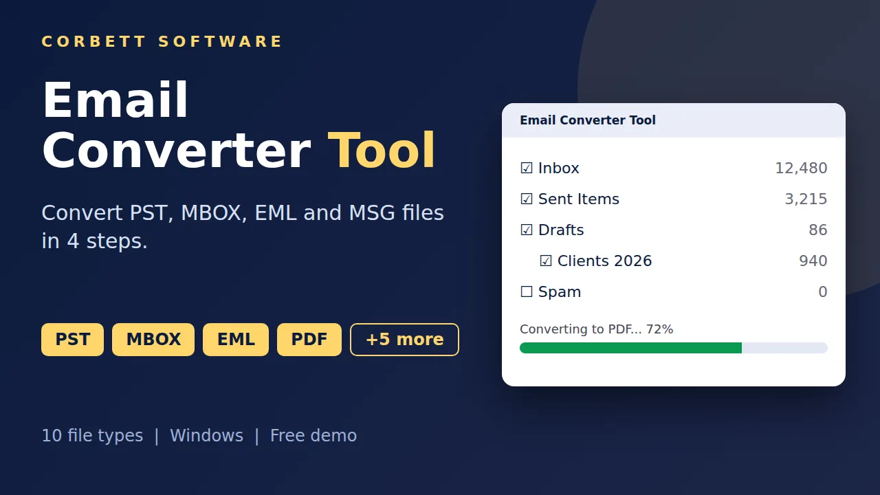 Email Converter Tool video walkthrough